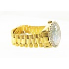 Rolex Presidential Day-Date with 3.25ctw Round cut Diamond Bezel 36mm Watch